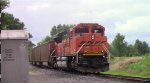 BNSF coal train DPU